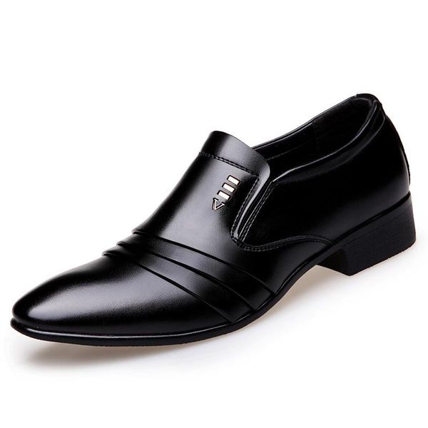 dress shoes fashion business men 2021 classic leather men's suits slip on oxfords, Black
dress shoes fashion business men 2021 classic leather men's suits slip on oxfords, Black