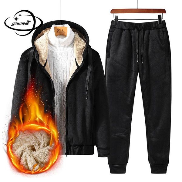 plus size l-8xl mens set winter male hooded long sleeve coat+pants 2pcs suits solid color wool warm sportswear clothes hy119, Gray
plus size l-8xl mens set winter male hooded long sleeve coat+pants 2pcs suits solid color wool warm sportswear clothes hy119, Gray