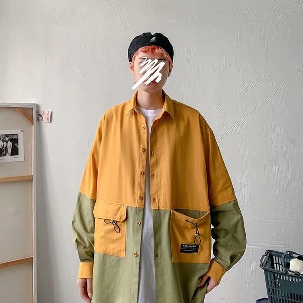 men's jackets long-sleeve shirt, man-made casual, in cotton, with slices, for spring/summer poey, Black;brown
men's jackets long-sleeve shirt, man-made casual, in cotton, with slices, for spring/summer poey, Black;brown