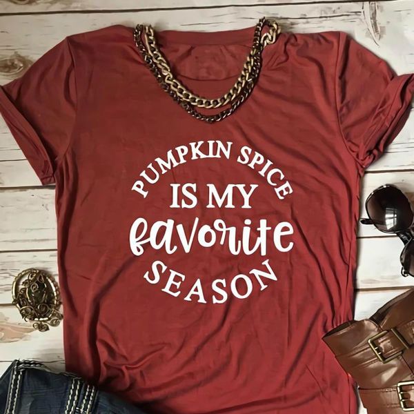 women's t-shirt 2021 pumpkin spice is my favorite season women fall shirt cute tumblr shirts, White
women's t-shirt 2021 pumpkin spice is my favorite season women fall shirt cute tumblr shirts, White