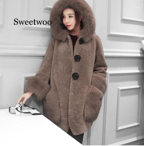 women's fur & faux coat 2021 autumn and winter female long section lapel high imitation1, Black
women's fur & faux coat 2021 autumn and winter female long section lapel high imitation1, Black