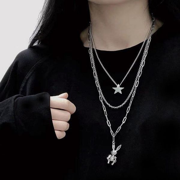 chains multilayer choker necklace sets for women 2021 trend fashion vintage style aesthetic men's neck crucifix jewelry, Silver
chains multilayer choker necklace sets for women 2021 trend fashion vintage style aesthetic men's neck crucifix jewelry, Silver