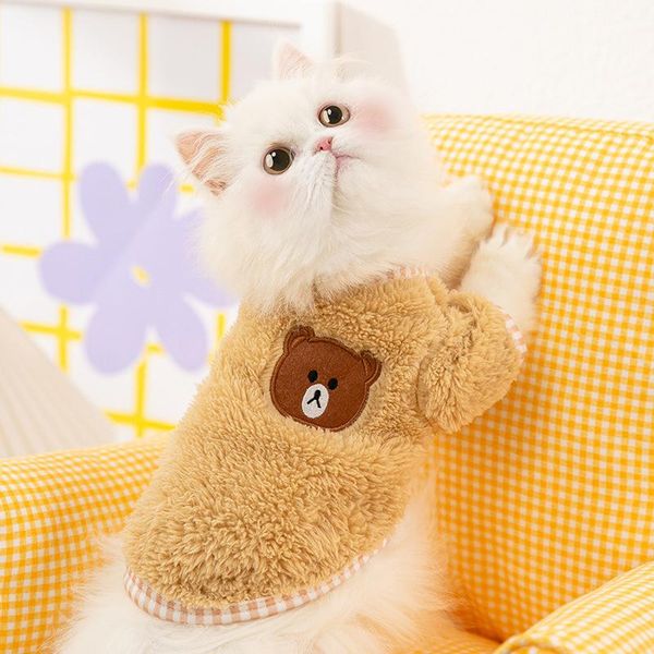 cat costumes sweater autumn winter clothing comfortable cotton wool puppy cute bear small and medium-sized dog clothes warm pet hoodies
cat costumes sweater autumn winter clothing comfortable cotton wool puppy cute bear small and medium-sized dog clothes warm pet hoodies