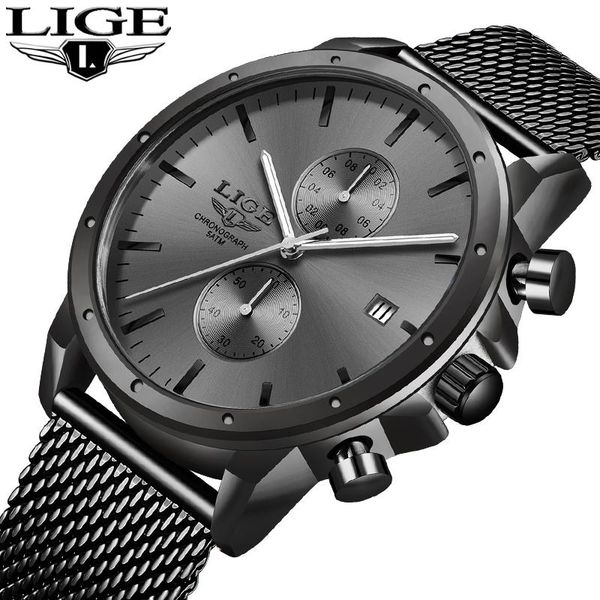 wristwatches 2021 lige mens watches satch sport waterproof quartz watch man fashion business clock relogio masculino, Slivery;brown 
wristwatches 2021 lige mens watches satch sport waterproof quartz watch man fashion business clock relogio masculino, Slivery;brown