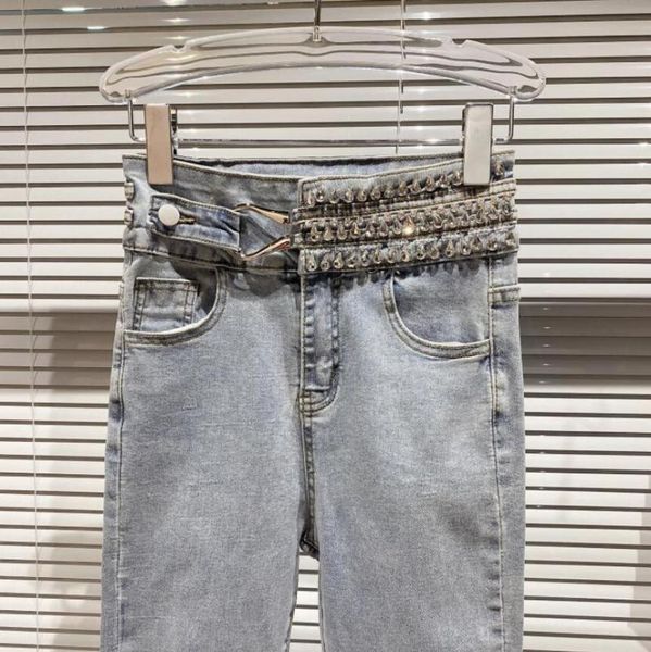women's jeans spring arrivals waist water drop diamond skinny elastic slim pencil women high street denim pants s650, Blue
women's jeans spring arrivals waist water drop diamond skinny elastic slim pencil women high street denim pants s650, Blue