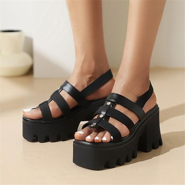 sandals pxelena 2021 hollow out t tied platform women large size 36-45 chunky block high heels thick sole punk gothic rock shoes, Black
sandals pxelena 2021 hollow out t tied platform women large size 36-45 chunky block high heels thick sole punk gothic rock shoes, Black