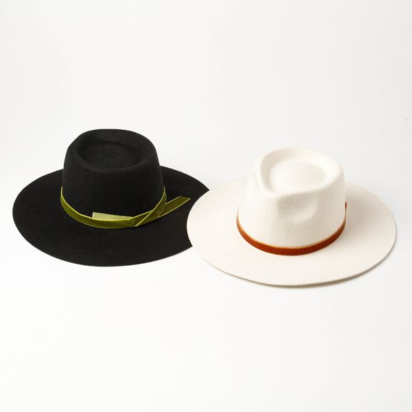 fashion big hat autumn and winter velvet decoration with fine wool jazz casual felt, Blue;gray
fashion big hat autumn and winter velvet decoration with fine wool jazz casual felt, Blue;gray