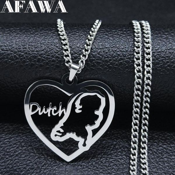 chains heart map stainless steel chain necklaces women/men silver color netherlands pendant necklace jewelry ketting nxh100s05
chains heart map stainless steel chain necklaces women/men silver color netherlands pendant necklace jewelry ketting nxh100s05