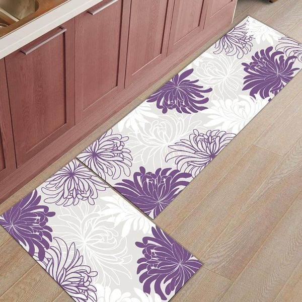 cushion/decorative pillow kitchen mat anti-slip purple white flower chrysanthemum dahlia printed carpet doormat hallway bath living room
cushion/decorative pillow kitchen mat anti-slip purple white flower chrysanthemum dahlia printed carpet doormat hallway bath living room