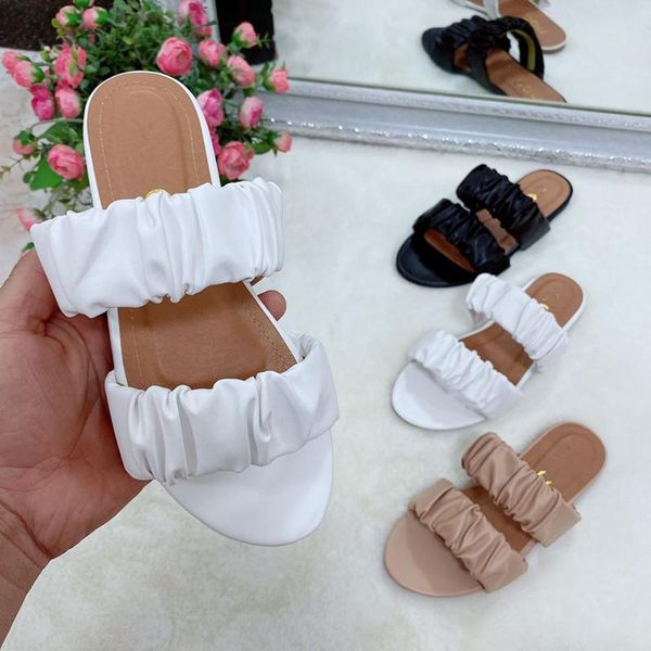 slippers 2021 summer women flat sandals open toe outdoor beach platform shoes casual solid color plus, Black
slippers 2021 summer women flat sandals open toe outdoor beach platform shoes casual solid color plus, Black