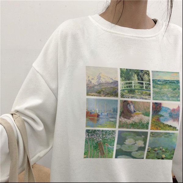 vintage monet art oil painting womens weatershirt winter warm fashion soft grunge aesthetic printed o neck harajuk causal, Black
vintage monet art oil painting womens weatershirt winter warm fashion soft grunge aesthetic printed o neck harajuk causal, Black