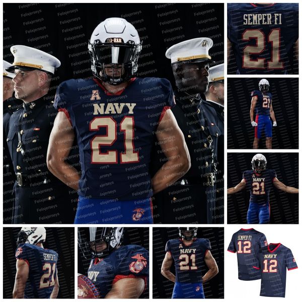 navy midshipmen senper fi ncaa college football jersey maasai maynor xavier arline tai lavatai eavan gibbons taylor robinson mitchell west c, Black 
navy midshipmen senper fi ncaa college football jersey maasai maynor xavier arline tai lavatai eavan gibbons taylor robinson mitchell west c, Black