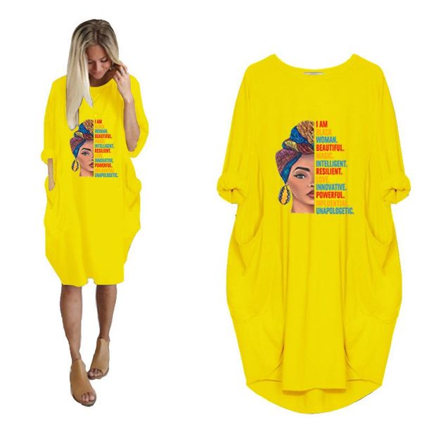 casual dresses 2021 summer women's loose pocket long sleeve printed fat sister dress, Black;gray
casual dresses 2021 summer women's loose pocket long sleeve printed fat sister dress, Black;gray