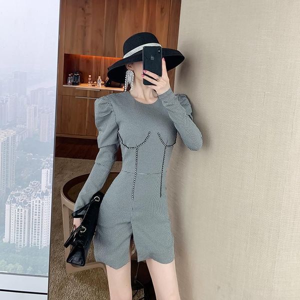 casual dresses coigarsam women one piece korea dress winter 2021 office lady long sleeve plaid puff tassel o-neck light grey, Black;gray
casual dresses coigarsam women one piece korea dress winter 2021 office lady long sleeve plaid puff tassel o-neck light grey, Black;gray