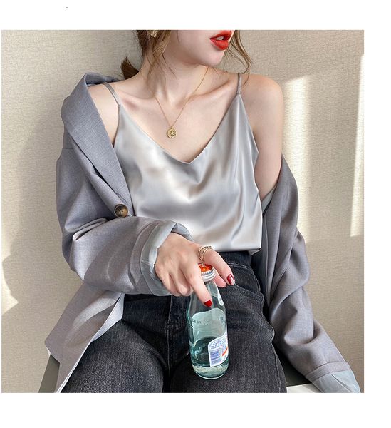 silk knitted shirt with low-cut korean women's waistcoat streetwear plus size cabresto 7803, White
silk knitted shirt with low-cut korean women's waistcoat streetwear plus size cabresto 7803, White