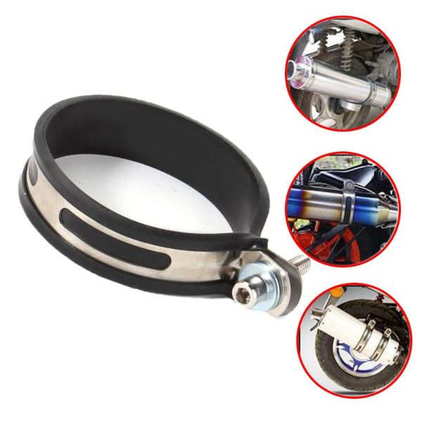 motorcycle exhaust system 10cm/11cm pipe fixed ring holder clamp support bracket