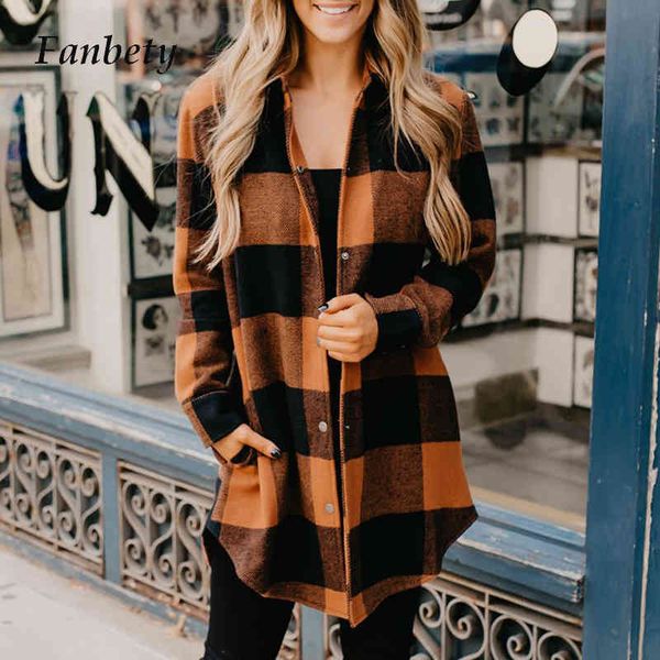 women's jackets women vintage plaid print long cardigan autumn turn-down collar single breasted coat winter female outwear jumpers n5a8, Black;brown
women's jackets women vintage plaid print long cardigan autumn turn-down collar single breasted coat winter female outwear jumpers n5a8, Black;brown