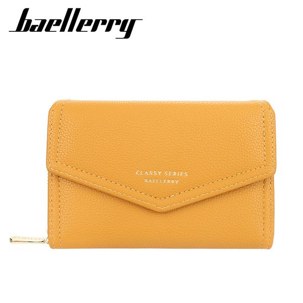 baellerry short zipper zero wallet three fold litchi card new trend women's bag, Red;black
baellerry short zipper zero wallet three fold litchi card new trend women's bag, Red;black