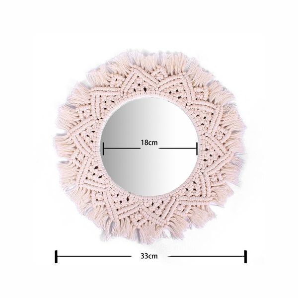 mirrors macrame mirror handmade makeup lighted compact wall tapestry home porch for bath room
mirrors macrame mirror handmade makeup lighted compact wall tapestry home porch for bath room