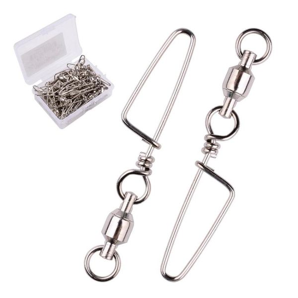 fishing hooks 50pcs/ set connector swivels interlock pin snap 0#-6# rolling swivel for fishhook lure accessories
fishing hooks 50pcs/ set connector swivels interlock pin snap 0#-6# rolling swivel for fishhook lure accessories