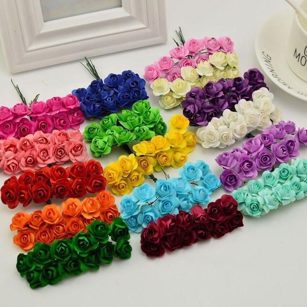 144pcs 1cm artificial paper flowers for wedding car fake roses used for decoration candy box diy wreath jllrok
144pcs 1cm artificial paper flowers for wedding car fake roses used for decoration candy box diy wreath jllrok