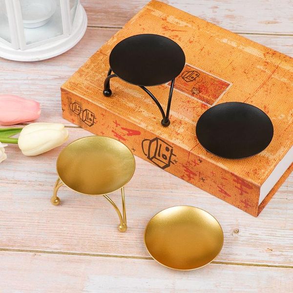candle holders style wedding ornament home decoration black gold wrought iron craft candelabra holder round plate candlestick
candle holders style wedding ornament home decoration black gold wrought iron craft candelabra holder round plate candlestick