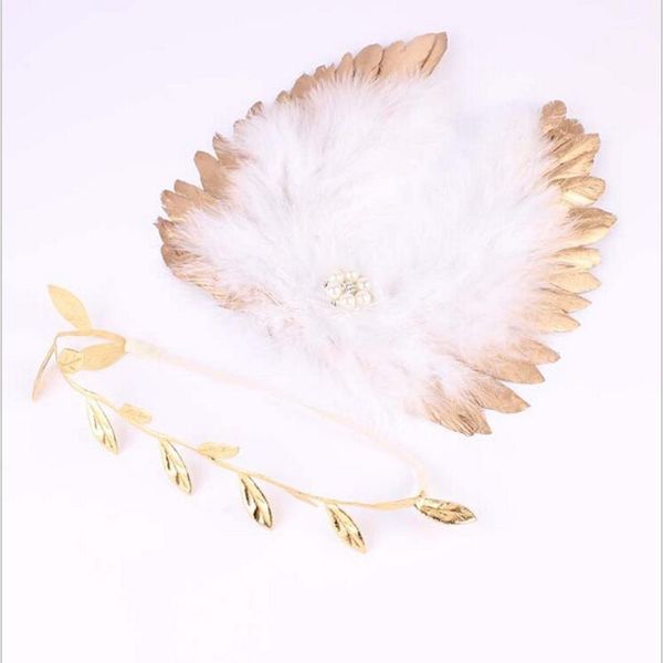 hair accessories cute born baby leaf headband+wing costume po pography prop outfits set, Slivery;white
hair accessories cute born baby leaf headband+wing costume po pography prop outfits set, Slivery;white