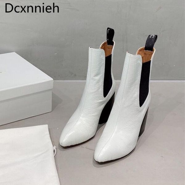 boots winter shoes women designer fashion genuine leather pointed toe high squre heel ankle zapatos de mujer woman, Black
boots winter shoes women designer fashion genuine leather pointed toe high squre heel ankle zapatos de mujer woman, Black