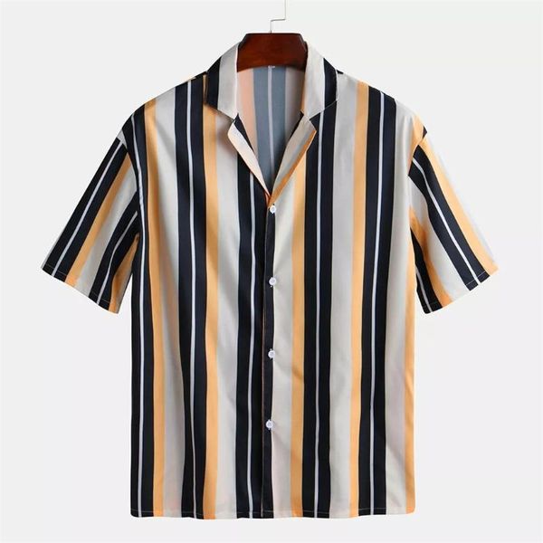 men's casual shirts striped patchwork print fashion men hawaiian shirt short sleeve turn down collar streetwear summer chic 2021 beach, White;black
men's casual shirts striped patchwork print fashion men hawaiian shirt short sleeve turn down collar streetwear summer chic 2021 beach, White;black