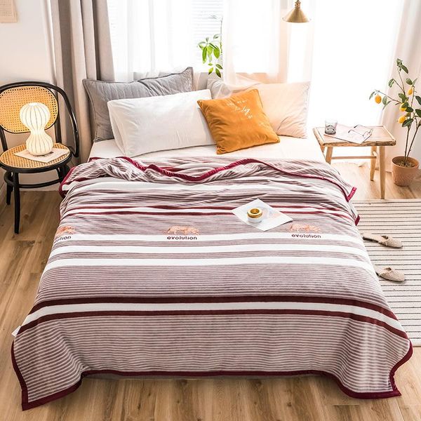 blankets stripe lush bedspread blanket 150x200cm density super soft flannel for the sofa/bed/car
blankets stripe lush bedspread blanket 150x200cm density super soft flannel for the sofa/bed/car
