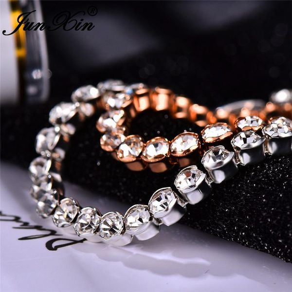 charm bracelets junxin 3/4mm white zircon for women 925 silver/gold filled link chains wedding bangle cz female 2021 fashion, Golden;silver
charm bracelets junxin 3/4mm white zircon for women 925 silver/gold filled link chains wedding bangle cz female 2021 fashion, Golden;silver