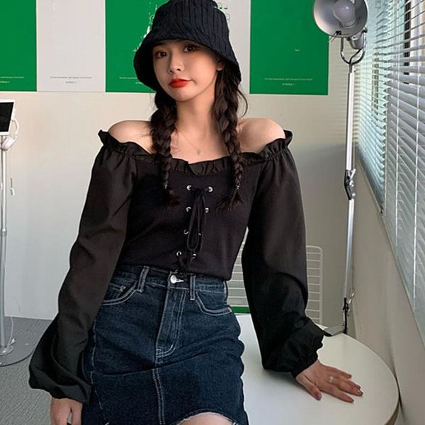 women's blouses & shirts one-shoulder long-sleeved summer solid casual short slim sleeve chest tie shirt, White
women's blouses & shirts one-shoulder long-sleeved summer solid casual short slim sleeve chest tie shirt, White