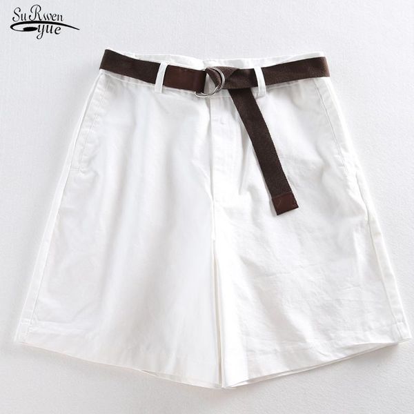 women's shorts fashion women wide leg casual female feminino a-line solid with belt summer loose high waist thin 7411 50, White;black
women's shorts fashion women wide leg casual female feminino a-line solid with belt summer loose high waist thin 7411 50, White;black