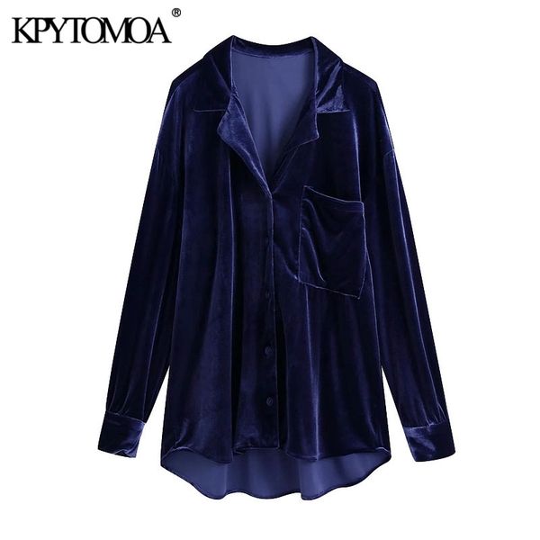 kpytomoa women fashion with pockets oversized velvet blouses vintage long sleeve asymmetric hem female shirts chic 210315, White
kpytomoa women fashion with pockets oversized velvet blouses vintage long sleeve asymmetric hem female shirts chic 210315, White