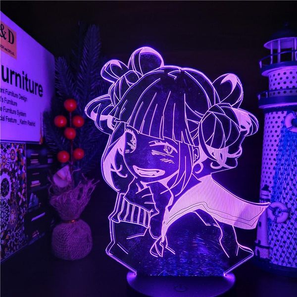 night lights my hero academia led light himiko toga 3d lamp cross body anime lava creative lighting lampara latarnia xmas gifts
night lights my hero academia led light himiko toga 3d lamp cross body anime lava creative lighting lampara latarnia xmas gifts
