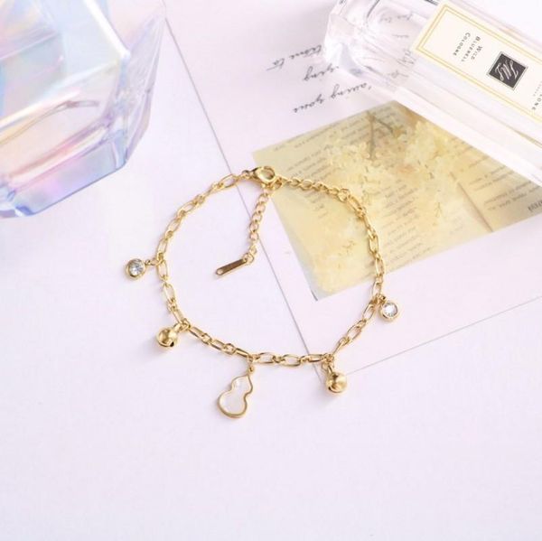 link, chain fashion style women gourd shape crystal bracelet jewelry for girls, Black
link, chain fashion style women gourd shape crystal bracelet jewelry for girls, Black