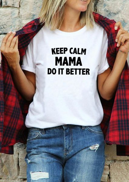 women's t-shirt mama do it better funny mother's day gift 100% cotton tumblr fashion women grunge tumblr casual quote tshirt fit t, White
women's t-shirt mama do it better funny mother's day gift 100% cotton tumblr fashion women grunge tumblr casual quote tshirt fit t, White