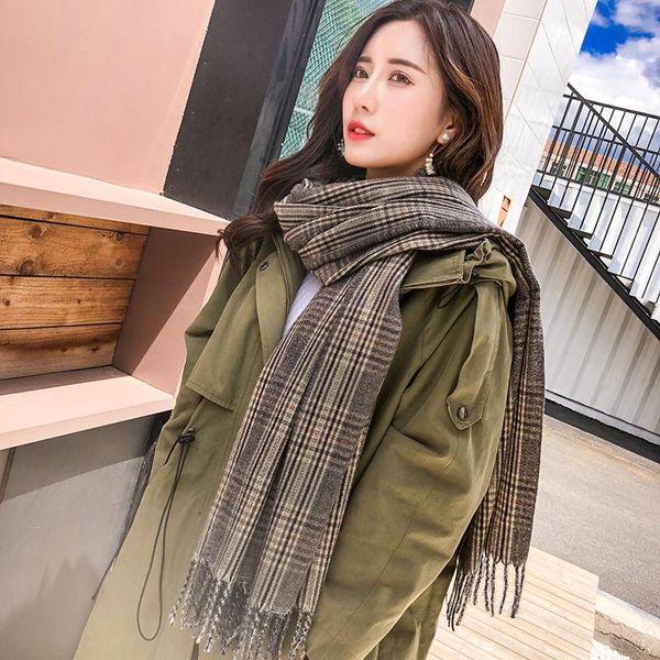 scarves girita women's winter scarf cashmere shawls soft plaid pashmina for ladies poncho stoles warm knit echarpe, Blue;gray
scarves girita women's winter scarf cashmere shawls soft plaid pashmina for ladies poncho stoles warm knit echarpe, Blue;gray