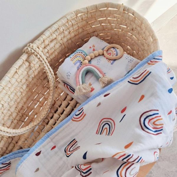 blankets & swaddling kangobaby 100% cotton 120x120cm rainbow print 4-layer muslin baby bedding blanket
blankets & swaddling kangobaby 100% cotton 120x120cm rainbow print 4-layer muslin baby bedding blanket