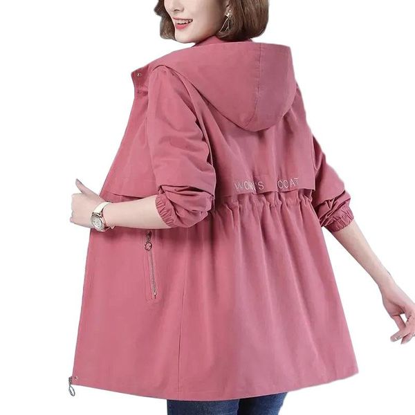 women's trench coats mid long jacket coat 2021 autumn korean casual outwear middle-aged female hooded windbreaker and lining size l-5xl, Tan;black
women's trench coats mid long jacket coat 2021 autumn korean casual outwear middle-aged female hooded windbreaker and lining size l-5xl, Tan;black