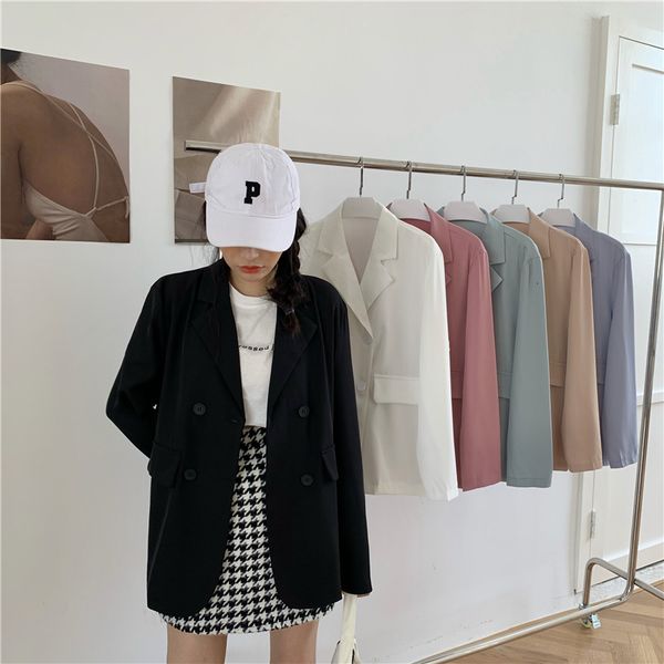 summer 2021 new fashion thin blazer jacket women casual long sleeve work suit coat office lady solid slim blazers kl9g, White;black
summer 2021 new fashion thin blazer jacket women casual long sleeve work suit coat office lady solid slim blazers kl9g, White;black
