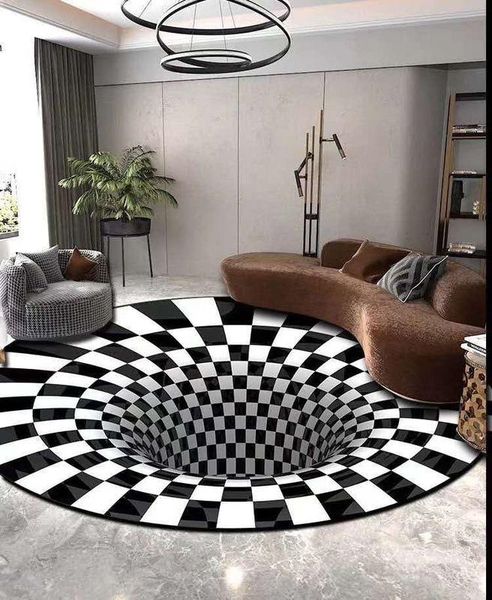 creative house mat 3d vortex illusion rug swirl print for home living room carpet decoration pad non-slip doormat mats for home
creative house mat 3d vortex illusion rug swirl print for home living room carpet decoration pad non-slip doormat mats for home
