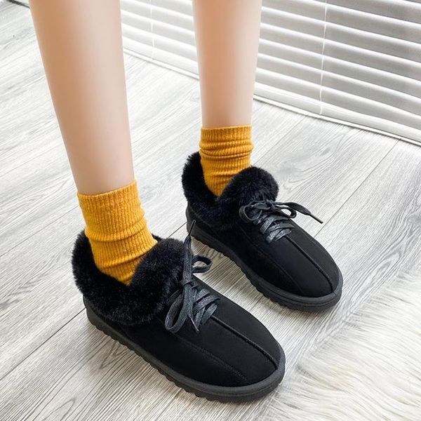 boots lucyever winter warm cotton padded shoes woman casual lace up short plush snow women comfortable flat ankle ladies, Black
boots lucyever winter warm cotton padded shoes woman casual lace up short plush snow women comfortable flat ankle ladies, Black