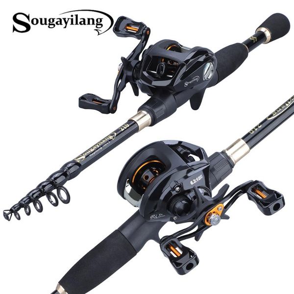 sougayilang 1.8-2.4m portable fishing rod and 12+1bb 6.3:1 gear ratio fishing reel tackle combo
sougayilang 1.8-2.4m portable fishing rod and 12+1bb 6.3:1 gear ratio fishing reel tackle combo