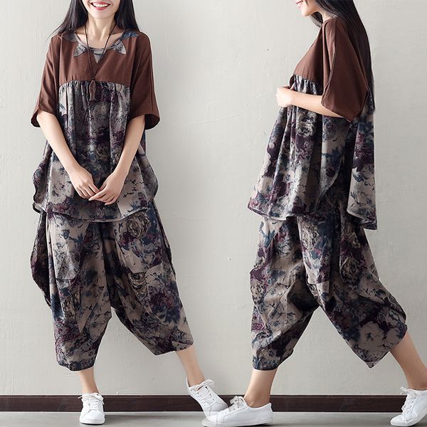 new size big cotton and linen of women's wind pants retro-glove short legs women two-piece t79w, Gray
new size big cotton and linen of women's wind pants retro-glove short legs women two-piece t79w, Gray