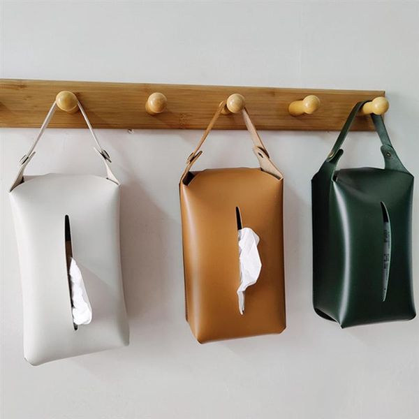 tissue boxes & napkins 1pc decorative hanging container leather napkin box for store
tissue boxes & napkins 1pc decorative hanging container leather napkin box for store