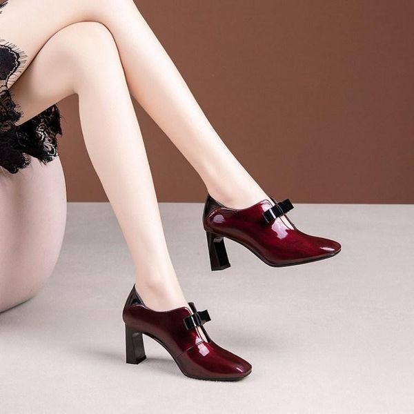 dress shoes high heels 2021 spring model fashion bow square head women's high-heeled party wedding office work, Black
dress shoes high heels 2021 spring model fashion bow square head women's high-heeled party wedding office work, Black