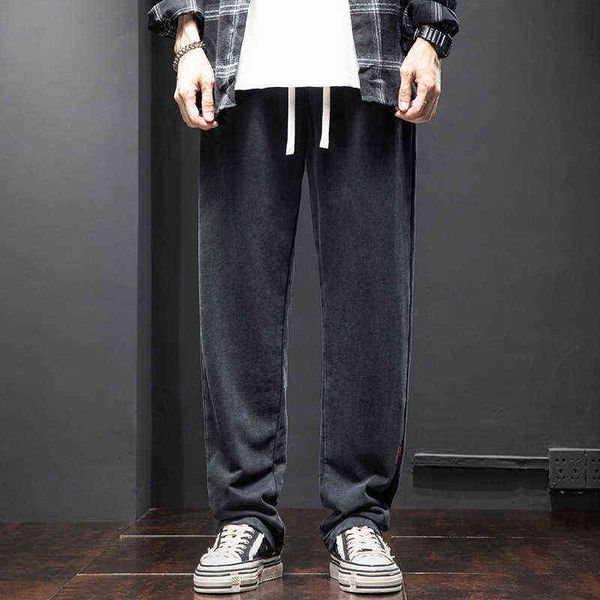 jeans autumn winter 2021 loose straight casual youth fashion versatile black mop dad pants men, Blue
jeans autumn winter 2021 loose straight casual youth fashion versatile black mop dad pants men, Blue