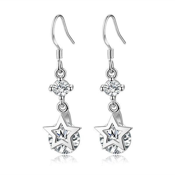 dangle & chandelier 2021 trend fashion geometric five-pointed star ear drop for women inlaid with zircon personality light luxury fine j, Silver
dangle & chandelier 2021 trend fashion geometric five-pointed star ear drop for women inlaid with zircon personality light luxury fine j, Silver