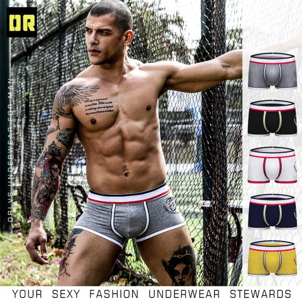 ors solid color men's breathable comfortable hip lifting boxer cotton underwear or49, White;black
ors solid color men's breathable comfortable hip lifting boxer cotton underwear or49, White;black
